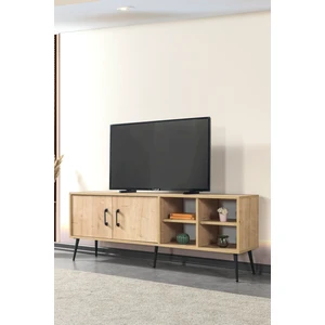 3608 Şile Metal Ayaklı Metal Kulplu 160 cm Tv Ünitesi Safir