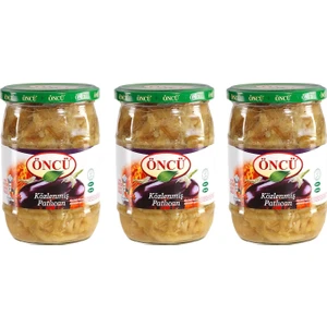 Közlenmiş Patlıcan 650 gr x 3 Adet