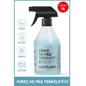 Deep Labs Ultra Güçlü, Banyo, Mutfak Inatçı Pas ve Kireç Temizleyici Anında Etkili Formül 500 ml
