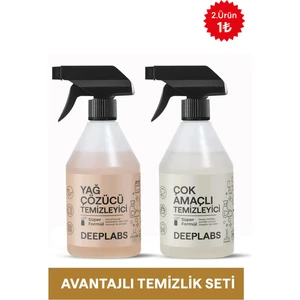 Deep Labs Avantaj Çok Amaçlı Temizleyici Yağ Çözücü Temizleyici 2’li Set