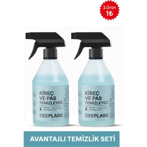 Deep Labs Ultra Etkili Pas ve Kireç Temizleyici 2'li Set 500 ml