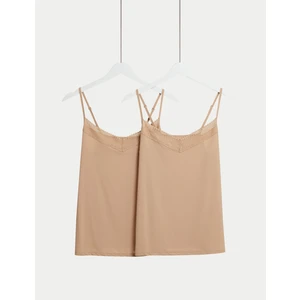 Marks & Spencer 2'li Dantel Detaylı Atlet Seti