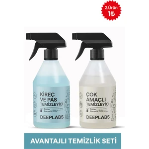 Deep Labs Avantaj Çok Amaçlı Temizleyici Banyo Temizleyici 2’li Set