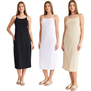 2152_AYAR Askılı Elbise Astarı Içlik Jüpon