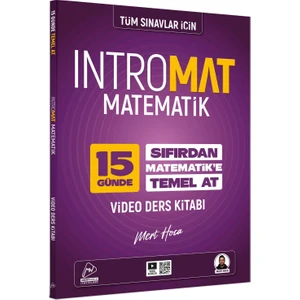 Mert Hoca Yayınları Tüm Sınavlar İçin Intromat Matematik Video Ders Kitabı