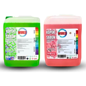 Japon Kiraz & Bahar Ferahlığı Köpük Sabun 2x5 Lt – Karışık Ikili Ekonomik Paket, Ferah ve Cilt Dostu Temizlik