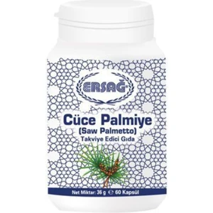 Cüce Palmiye Saw Palmetto Takvide Edici Gıda 60 Kapsül