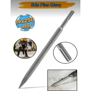 Matkap Uyumlu Sds Plus Murç Uç Kırıcı Keski Beton Kaya Taş Maden Delici Hilti Ucu 250 mm
