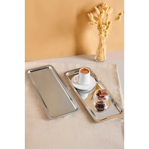 Staın Paslanmaz Çelik 32X13CM Baton Sunum Tepsisi 2'li Set