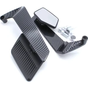 Naked Scooter Motosiklet Uyumlu Ayarlanabilir Kanat Gidon Ayna