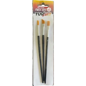 Tuvart 3 Lü Karışık Fırça Seti