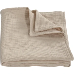 Açık Kahve 4 Katlı Müslin %100 Pamuk 110X110CM