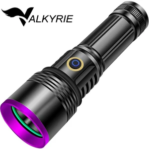 365NM LED Uv El Feneri 20W Güç | 3000MAH Şarjlı Alüminyum Gövde Profesyonel Kullanım