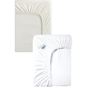 Mama Padre 60X120CM %100 Pamuk Natur - Beyaz Lastikli Bebek Çarşafı