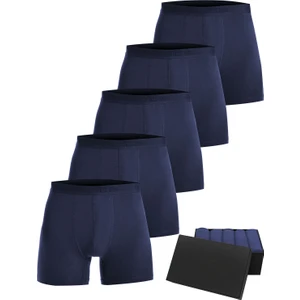 Premium 5’li Erkek Modal Boxer - Hediye Kutulu, Ultra Yumuşak Modal Kumaş, Esnek Kalıp, Etiketsiz ve Kaliteli Boxer