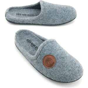 Erkek Kışlık Keçe Çıkarılabilir Iç Taban Rahat Ev Bahçe Gondol Terlik