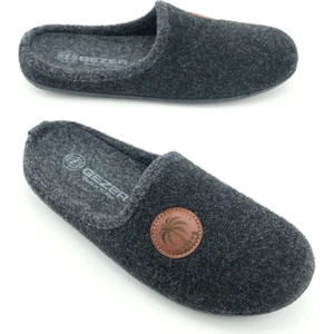 Erkek Kışlık Keçe Çıkarılabilir Iç Taban Rahat Ev Bahçe Gondol Terlik