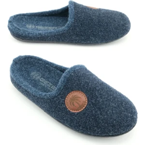 Erkek Kışlık Keçe Çıkarılabilir Iç Taban Rahat Ev Bahçe Gondol Terlik