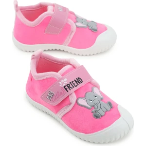 Kız Çocuk Kışlık Tek Cırt Cırtlı Ayarlanabilir Rahat Taban Ev, Bahçe, Okul, Kreş Panduf Ayakkabı