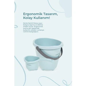 Baby Jem Elegant Bebek Su Kovası & Elegant Bebek Su Maşrapası - 2'li Set