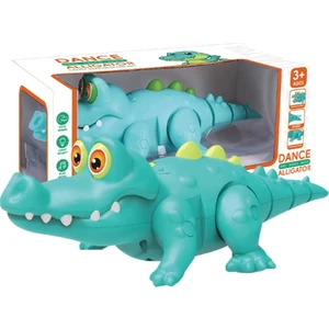 Emeklemeye Yardımcı Pilli Işıklı Müzikli Yürüyen Tatlı Timsah