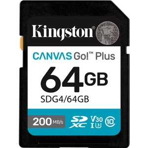 Kıngston 64GB Sd Canvas Go+ SDG4/64GB