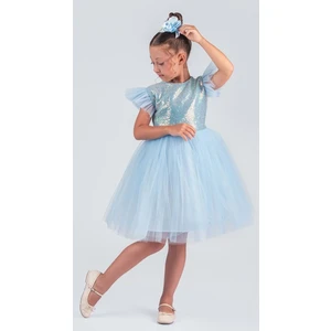 Tüllü Kız Çocuk Kpl Elbise MNK0526