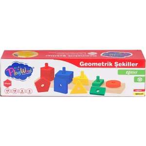 Kutuda Ahşap Geometrik Şekiller