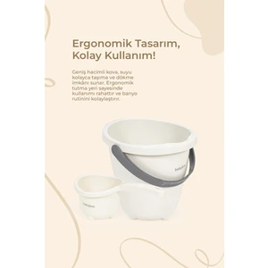 Baby Jem Elegant Bebek Su Kovası & Elegant Bebek Su Maşrapası - 2'li Set