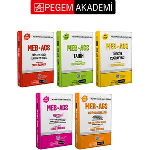 Pegem Akademi 2026 Meb-Ags Soru Bankası Seti Tamamı Çözümlü (5.ki