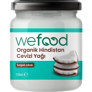 Organik Hindistan Cevizi Yağı 150 ml (Soğuk Sıkım) 8681749104451