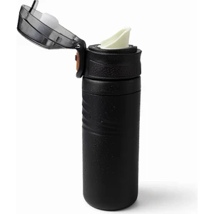 Paslanmaz Çelik Sızdırmaz Termos - Siyah - 550 ml - Kilitli