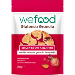 Glutensiz Granola Kırmızı Meyve & Bademli 250 gr