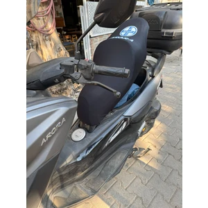 Arora Tüm Yıllara Uyumlu Motosiklet Koltuk Kılıfı Siyah Scuba