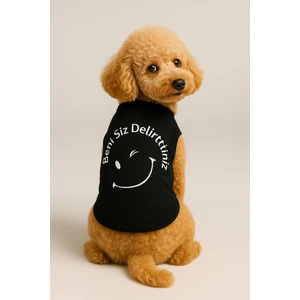 Yeni Sezon Köpek ve Kedi Kıyafeti - Siyah Beni Siz Delirttiniz