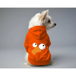 Kedi ve Köpek Kıyafeti & Elbisesi - Turuncu Hoodie Kuş