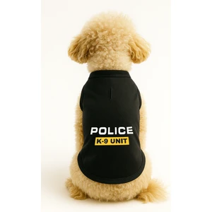 Kedi ve Köpek Kıyafeti & Elbisesi - Siyah Police K-9 Unit Atlet