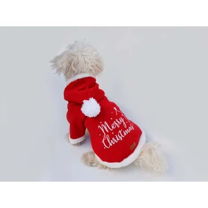Kedi ve Köpek Kıyafeti & Elbisesi - Merry Christmas Noel Uzun Ponponlu Kostüm