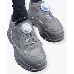 Beyaz Akıllı Ayakkabı Bağcığı – Otomatik Sıkma Sistemi ile Spor ve Günlük Kullanım