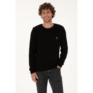 U.s. Polo Assn. Erkek Siyah Kazak /triko 50307836-VR046