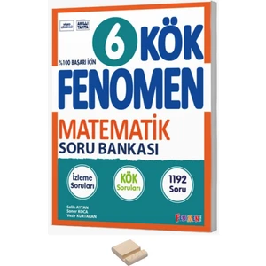  Fenomen Yayıncılık 6. Sınıf Kök Matematik Soru Bankası ve Telefon Standı