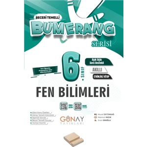 Günay Yayınları 6. Sınıf  Bumerang Etkinlikli Fen Bilimleri+ Telefon Standı