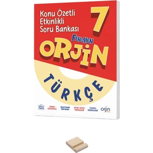  Fenomen Yayıncılık 7. Sınıf Orjin Konu Özetli Etkinlikli Türkçe Soru Bankası ve Telefon Standı