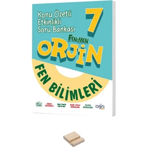  Fenomen Yayıncılık 7. Sınıf Orjin Konu Özetli Etkinlikli Fen Bilimleri Soru Bankası ve Telefon Standı