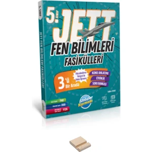 Ünlüler Karması 5. Sınıf Jett Fen Bilimleri Fasikülleri ve Telefon Standı