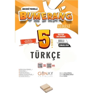 Günay Yayınları 5. Sınıf Bumerang Etkinlikli Türkçe + Telefon Standı