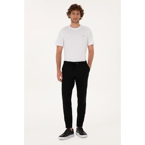 U.S. Polo Assn. Erkek Siyah Slim Kanvas / Chino Pantolon 50317289-VR046