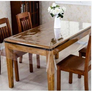 Şeffaf Masa Örtüsü Masa Muşambası 0,15 mm Net Kalınlık Kesinlikle Daha Ince Değil