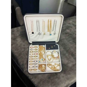 Büyük Boy Takı Kutusu 27X24 | Zarif ve Çok Bölmeli Mücevher Organizeri