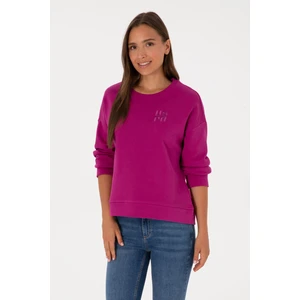U.s. Polo Assn. Kadın Fuşya Sweatshirt 50313565-VR023